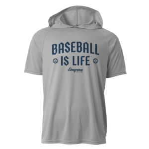 Baseball is Life Short Sleeve Youth Hoodie